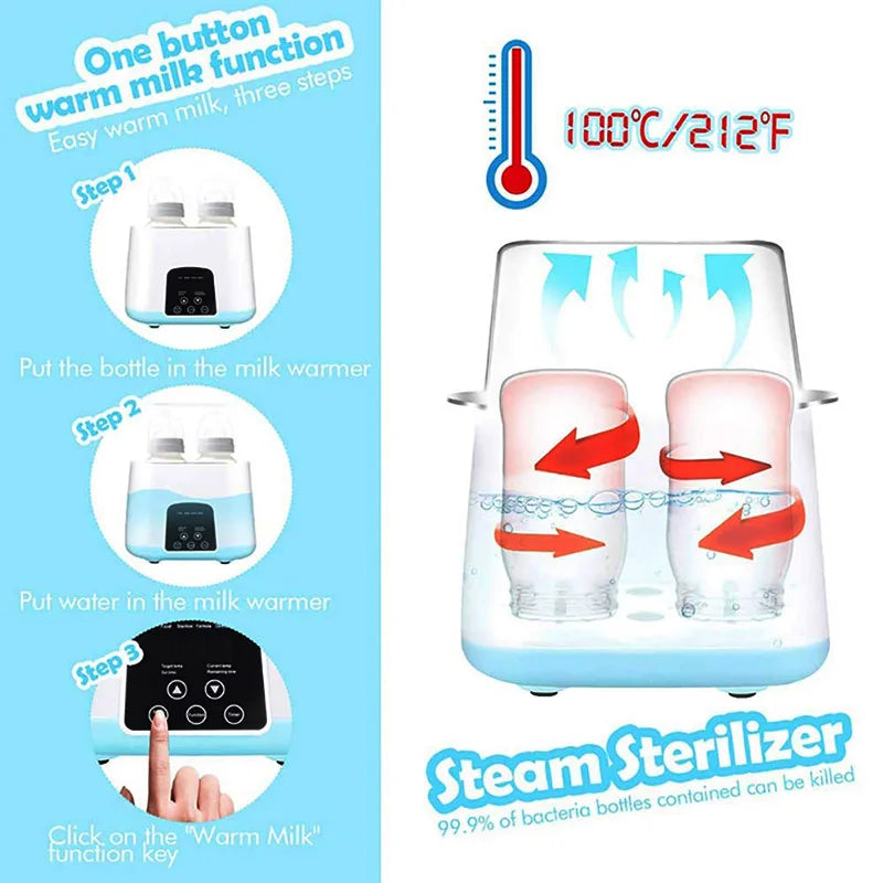 Baby Bottle Sterilizer Milk Warmer 6 In 1