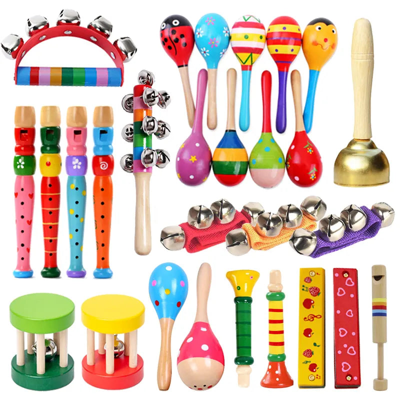 Wooden Musical Instrument Toys for Kids